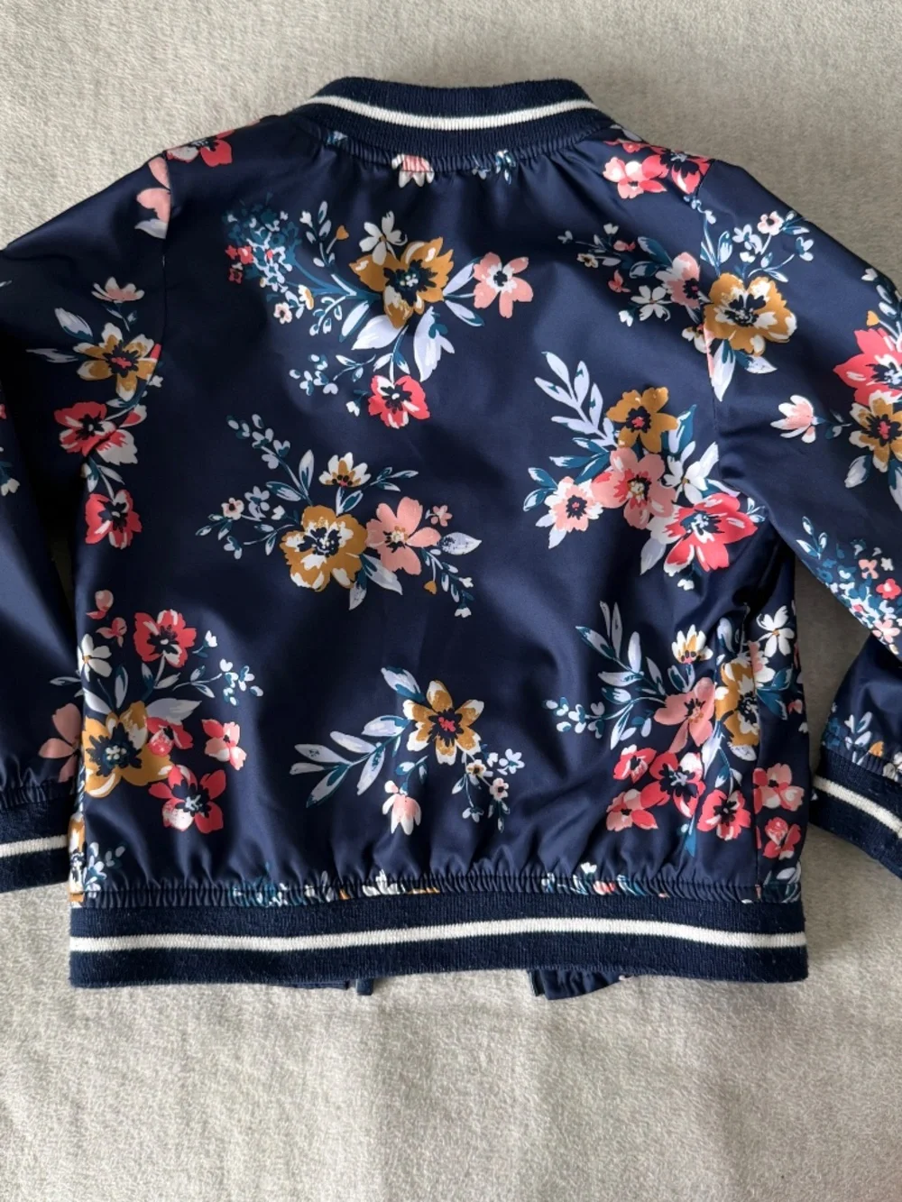 Carter’s Navy Floral Stay Cool Windbreaker | Sz 4T